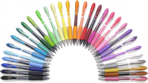 Roller cu gel G-2, metalic Pilot 0.7 mm varf mediu, diverse culori